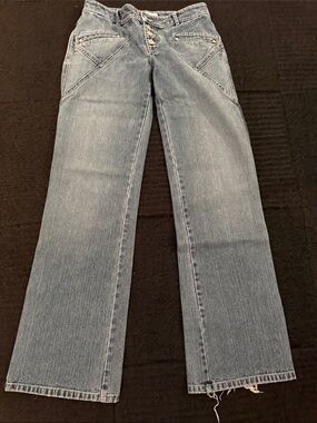 Armani Exchange Light Blue Flare Jeans